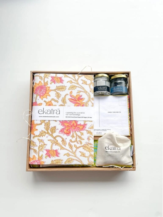 Sustainable Thoughtful Hamper by Ekatra - Pink Floral