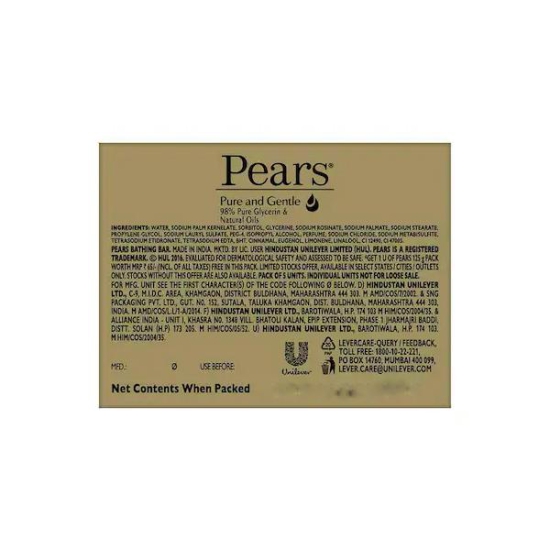 Pears Soap 4 Pack