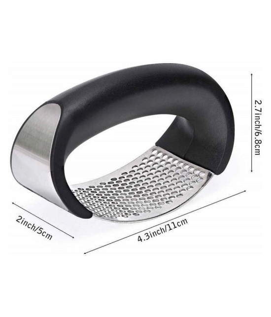 New Design Stainless Steel Garlic Press Tools - Black