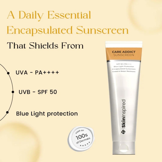 Care Addict Encapsulated Sunscreen SPF 50 PA++++ | 50g