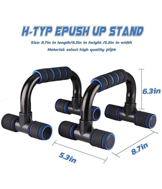 HORSE FIT Push Up Bar | Push Up Bars Stand with Foam Grip Handle | Push-Up Bar Pair | Work Out Stand with Comfort Grip | Foam Dips Bar For Home Workout | Non-slip Strength Bars | Fitness han