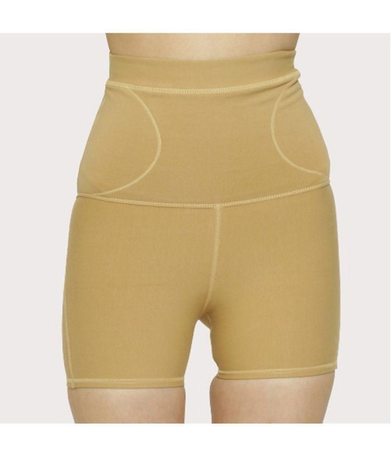 SELETA - Beige Shapewear Cotton Women's Tummy Tucker ( Pack of 1 ) - None