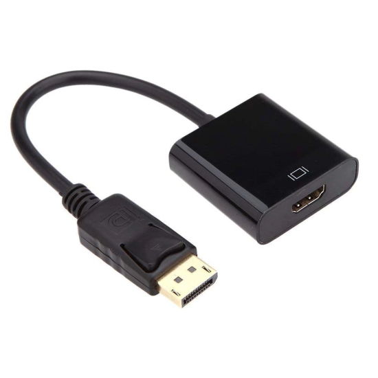 Lapster Quality Assured Gold Plated Display Port to HDMI Converter - 1 Piece