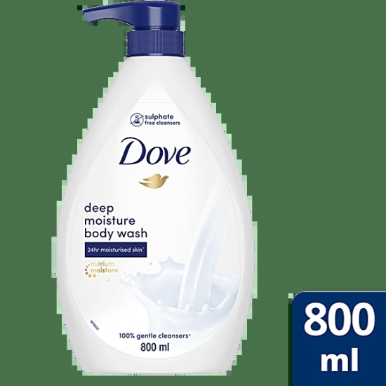 Dove Deep Moisture Body Wash, 800 Ml