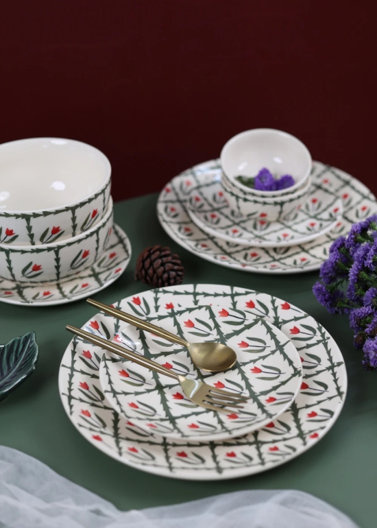 Ferns - Snack Plate-Set of four