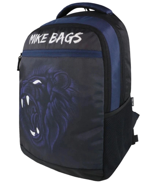 mikebags 27 Ltrs Blue Polyester College Bag - Blue