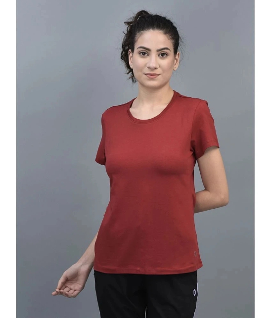 Dollar Multicolor Cotton Blend Regular Fit Womens T-Shirt ( Pack of 3 ) - None