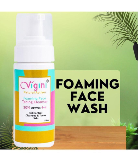 VIGINI TEA TREE FOAMING CLEANSER FACE WASH WITH TEA TREE & NIACINAMIDE FOR ACNE & PIMPLES-150ml