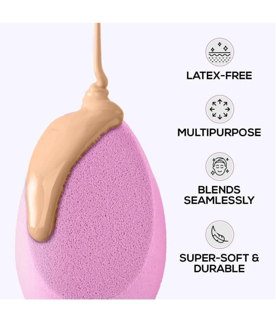 RENEE Makeup Superblender 1pc, Angled Edge Sponge For Effortless Application of Dry & Wet products,