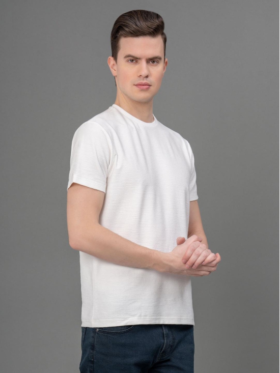 RedTape Round Neck T-Shirt for Men | Durable & Comfortable