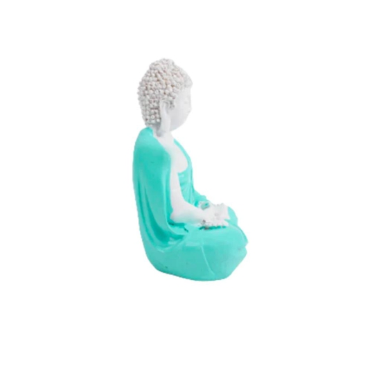 Miniature Samadhi Buddha Decor-Blue