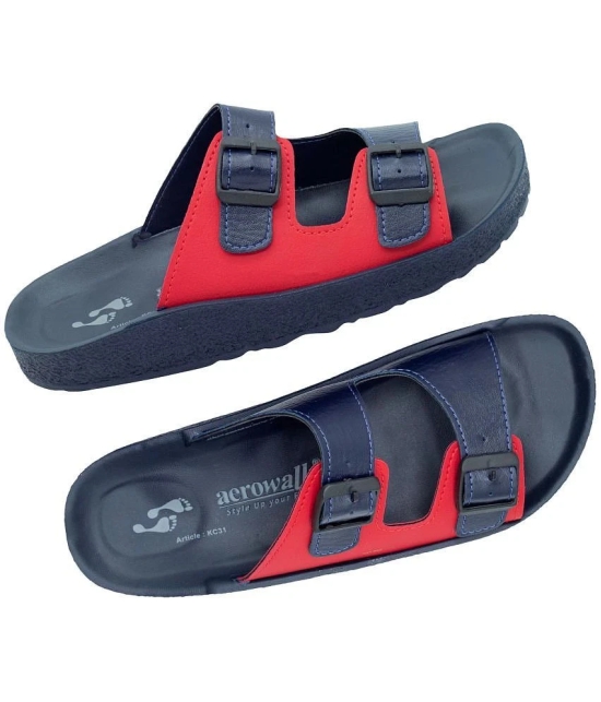 Aerowalk Multicolor Mens Slide Flip Flop - None