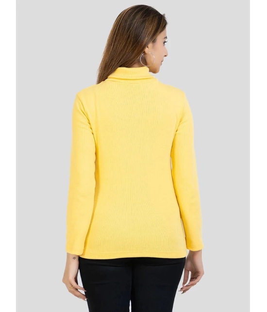 YHA Cotton Blend Yellow Pullovers - Single - None