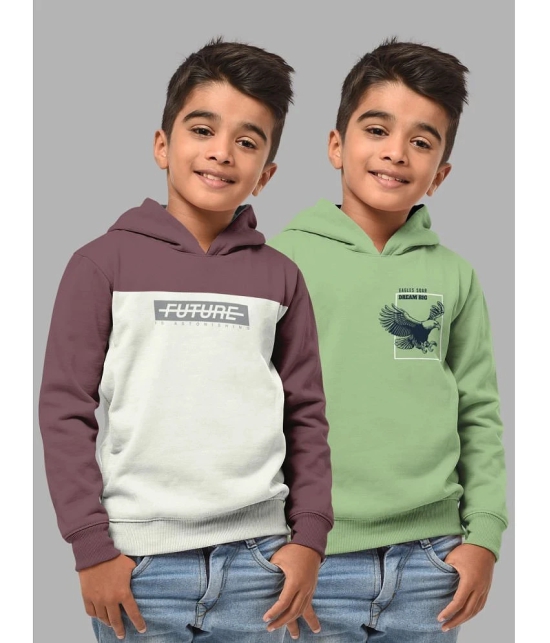 HELLCAT Pack of 2 Boys Cotton Blend Sweatshirt ( Multicolor5 ) - None