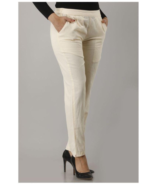 FabbibaPrints Cotton Cigarette Pants - Single - 32