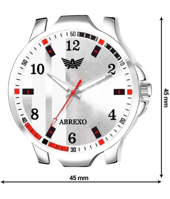 Abrexo Red Silicon Analog Mens Watch