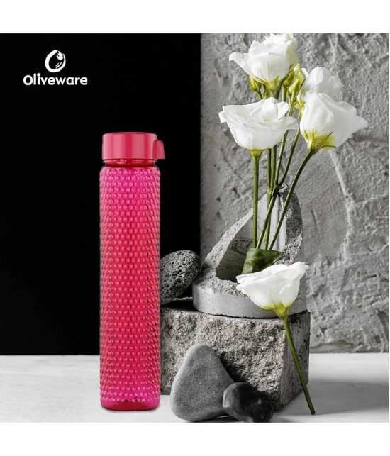 Oliveware Pink Water Bottle 400 mL ( Set of 3 ) - Pink