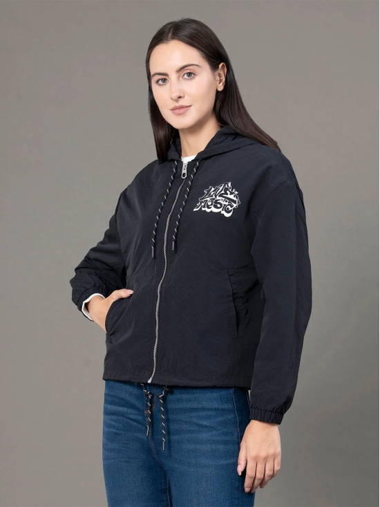 RedTape Printed Windcheater for Women | Hooded & Water Resistant