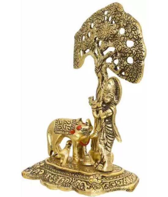 DvR ClicK - Brass Lord Krishna 18 cm Idol