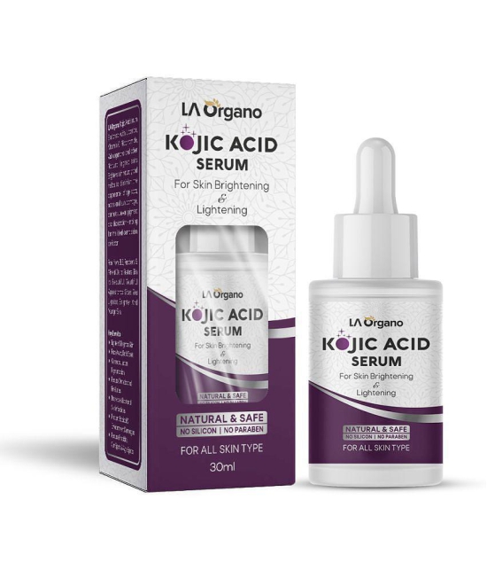 LA ORGANO Kojic Acid Skin Lightening & Brightening Enriched with Licorice, Vitamin C & Niacinamide Face Serum 30 mL