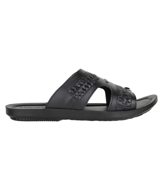 Aerowalk Black Slippers - 8