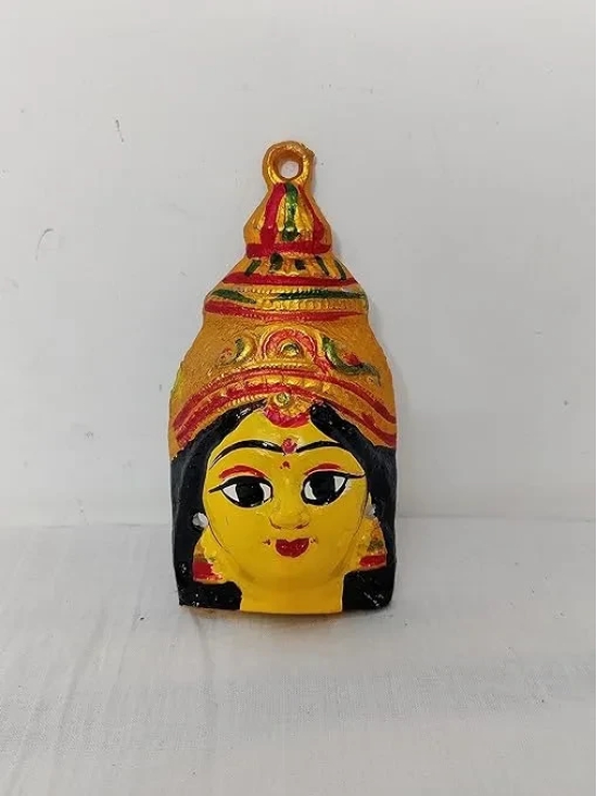 Varalakshmi Amman Yellow Face-8 inches