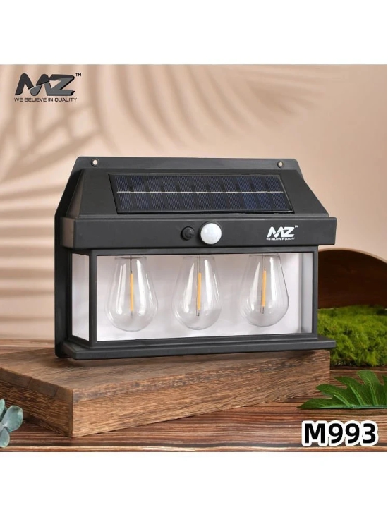 MZ 3W Solar Outdoor Wall Light ( Pack of 1 )