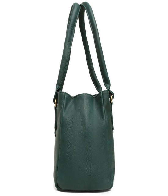 Fostelo - Green PU Shoulder Bag - Green