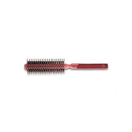 Vega R2-Rb Round Brush With Bristle - Pink / Colour May Vary, 1 Pc