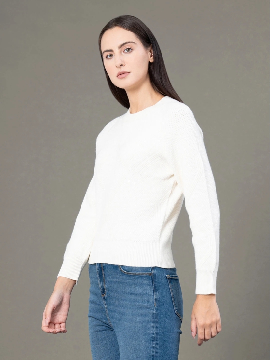 RedTape Round Neck Sweater for Women |  Everyday Comfort