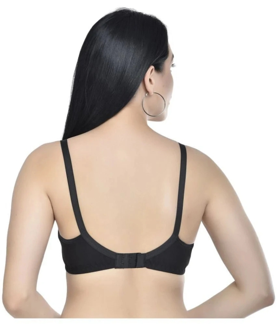 Desiprime Poly Cotton Everyday Bra - Black Single - 38B