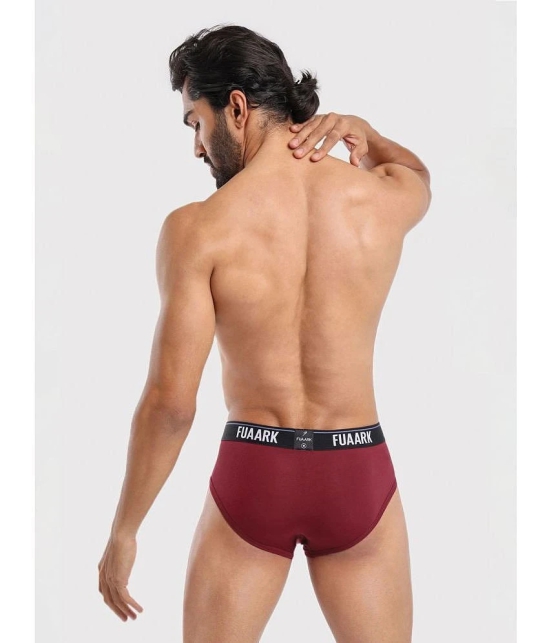 Fuaark Modal Mens Briefs ( Maroon ) FUSMBr - None