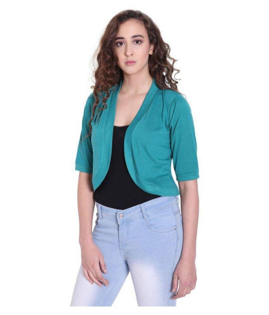 Affair Cotton Shrugs - Green - XL