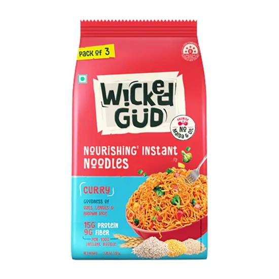 Wickedgud Curry Instant Noodles, 201 Gm