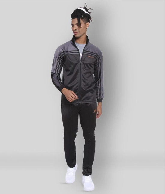 OFF LIMITS - Black Polyester Ultra Slim Fit Colorblock Mens Sports Tracksuit ( Pack of 1 ) - M