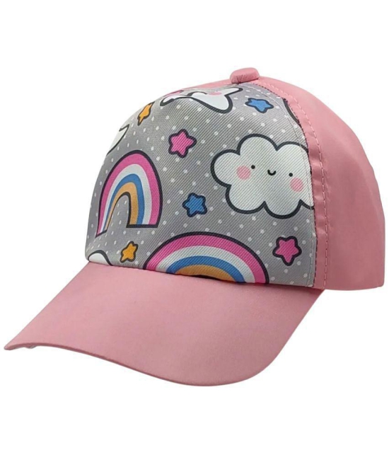 Zacharias Unisex Kids Cotton & Polyester Baby Cap kc-19 (Pink_9-24 Months) (Pack of 1) - None