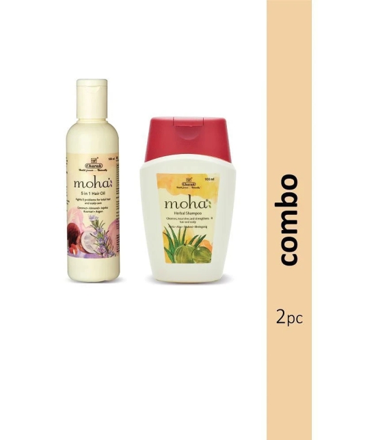 5 in 1 Hair Oil 100ml & Herbal Shampoo 100ml