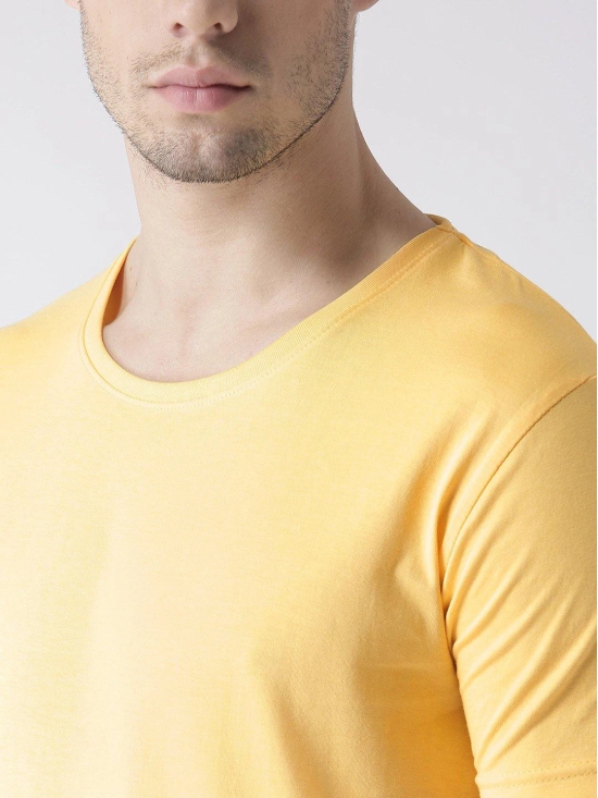 Young Trendz Bio-Wash Cotton Half Sleeve TIGER1 Graphic Printed YELLOW1 T-Shirt-YELLOW / Medium / 100% Bio Wash Cotton