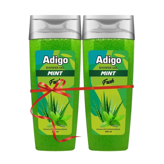 Adigo | Shower gel | Mint | Fresh 250ml (Pack Of 2)