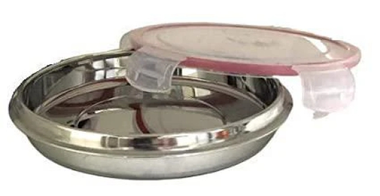 DYNAMIC STORE Dynore Stainless Steel Pink Tiffin Small 2No