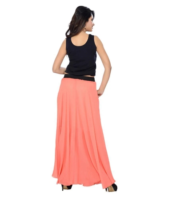 Sttoffa Georgette A-Line Skirt - Orange - 38