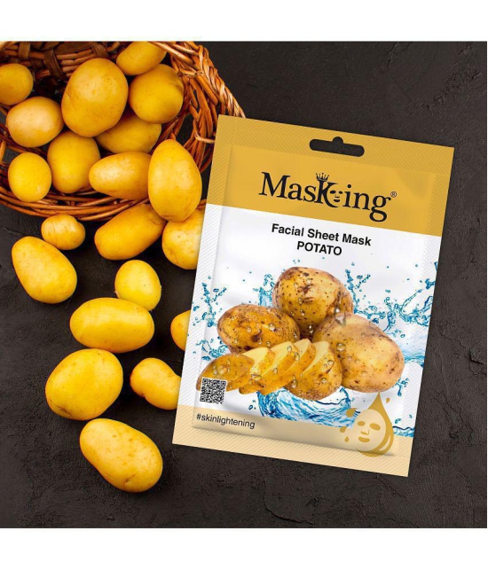 Masking - Fairness Sheet Mask for All Skin Type ( Pack of 4 )