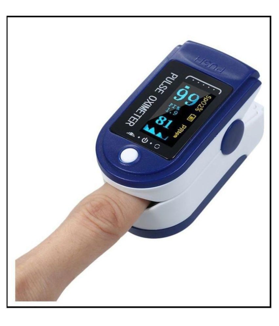 Quetzal Fingertip Pulse Oximeter + SpO2 Plastic Gadget Tool