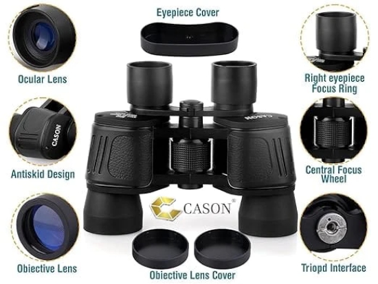  Professional HD Binoculars for Adults - 12x50 Compact Binoculars with FMC BAK4 Prism, Waterproof Fogproof Binoculars for Bird Watching, Travel, Hunting, Sports, Concerts