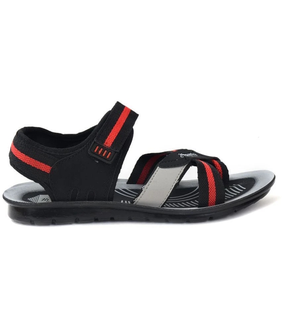 Ajanta - Black Mens Floater Sandals - None