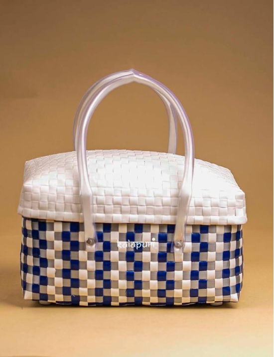 Trendy Picnic Half Basket with Lid