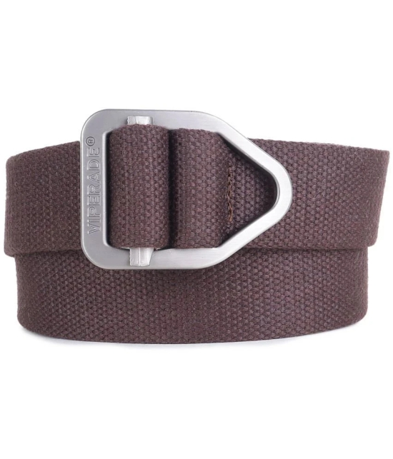 Zacharias - Brown Canvas Mens Casual Belt ( Pack of 1 ) - None