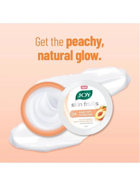 Joy Skin Fruits 24hr Super Soft Moisturiser with Peach & Active Hyaluronic (200 ml)