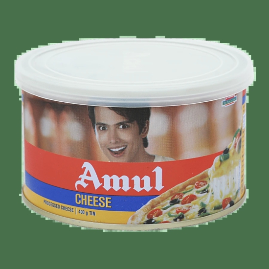 Amul Processed Cheese 400G Tin, 1 Pc