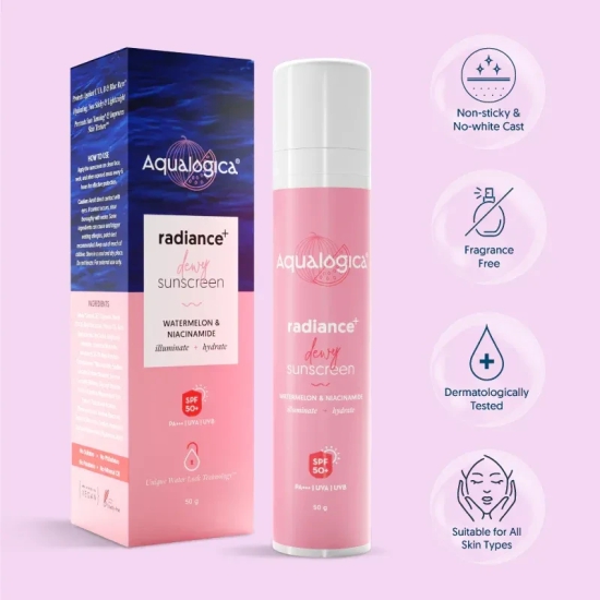 Radiance+ Dewy Sunscreen- 50g (Pack of 2)